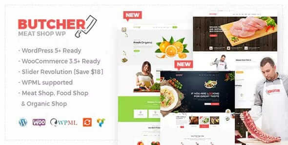 Butcher 221 Meat Shop WooCommerce WordPress Theme